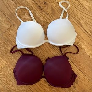 Victoria Secret Pink 34c push up bra set